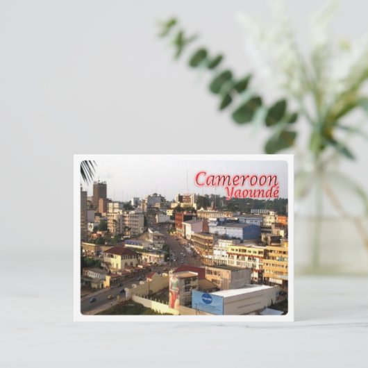Kameroen - Yaoundé - Briefkaart (Staand voorkant)