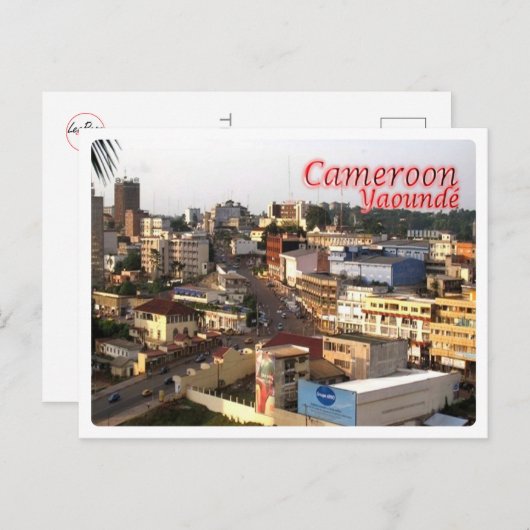 Kameroen - Yaoundé - Briefkaart (Voorkant / Achterkant)