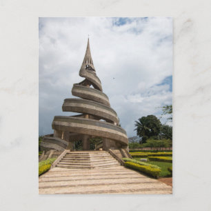 Kameroen - Yaounde - Het monument van de herenigin Briefkaart
