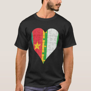 Kameroenees Nigeriaans vlaggenschip T-shirt