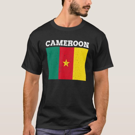 Kameroenese vlag 1 t-shirt (Voorkant)