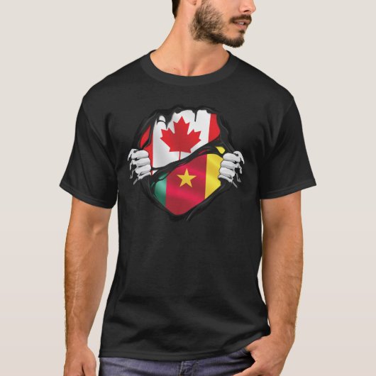 Kameroense Canadese handvuurwapens T-shirt (Voorkant)