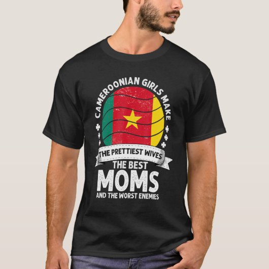 Kameroense Moeder Moederdag Mama Kameroense Ameri T-shirt (Voorkant)