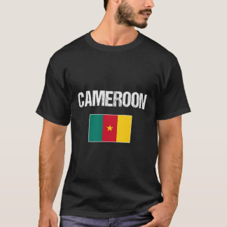 Kameroense Pride Heritage Gifts Kameroense vlag T-shirt