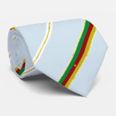 Kameroense streepjesvlag stropdas (Opgerold)