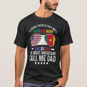 Kameroense vaders Dag Papa Kameroen Ameri T-shirt
