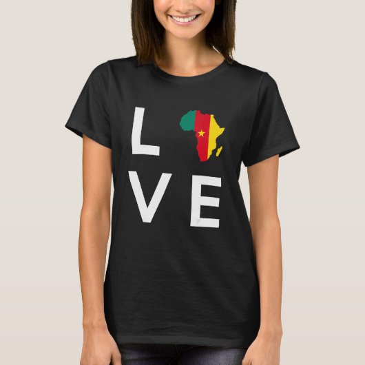 Kameroense vlag - Afrika - continent T-shirt (Voorkant)
