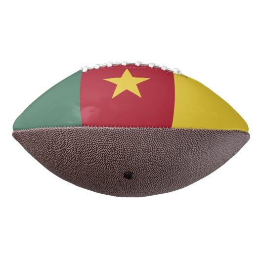 Kameroense vlag american football (Gedraaid 270)