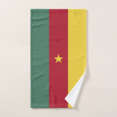 Kameroense vlag bad handdoek (Handdoek)