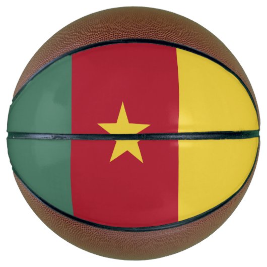 Kameroense vlag basketbal (Voorkant)