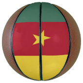 Kameroense vlag basketbal (Verticaal)