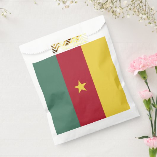 Kameroense vlag bedankzakje (Gezegeld)