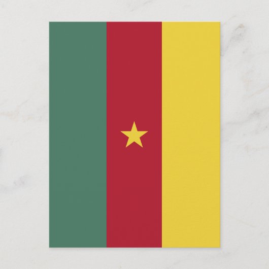 Kameroense vlag briefkaart (Voorkant)