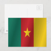 Kameroense vlag briefkaart (Voorkant / Achterkant)
