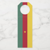 Kameroense vlag flessenhanger (Voorkant)