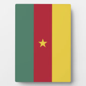 Kameroense vlag fotoplaat (voorkant)