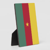 Kameroense vlag fotoplaat (Zijkant)