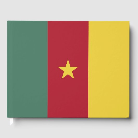 Kameroense vlag gastenboek (Voorkant)