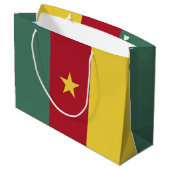Kameroense vlag groot cadeauzakje (Achterkant Gekanteld)