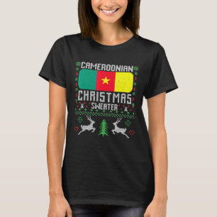 Kameroense vlag Kameroense kerstkeuter T-shirt