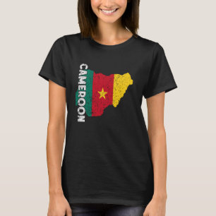Kameroense vlag Kameroense trots kaart Kameroense  T-shirt