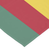 Kameroense vlag korte tafelloper (Hoek)