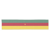 Kameroense vlag korte tafelloper (Horizontaal)