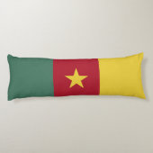 Kameroense vlag lichaamskussen (Achterkant)