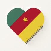 Kameroense vlag notitieboek (Achterkant)