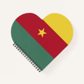 Kameroense vlag notitieboek (Voorkant)