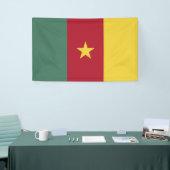 Kameroense vlag spandoek (Beurs)