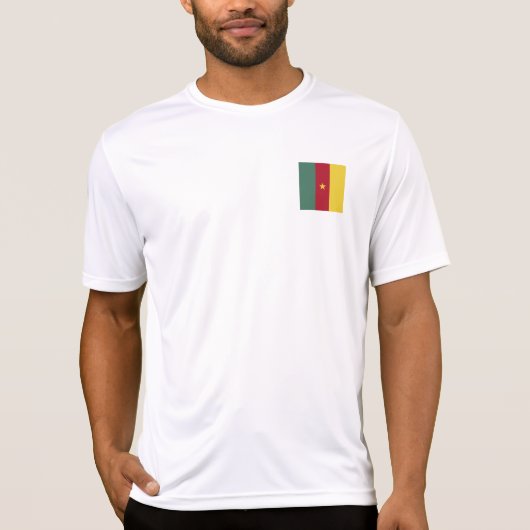 Kameroense vlag t-shirt (Voorkant)