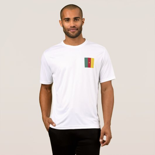 Kameroense vlag t-shirt (Voorkant volledig)