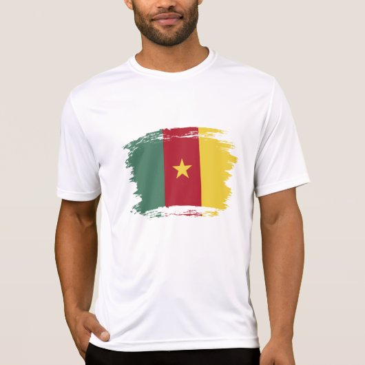 Kameroense vlag t-shirt (Voorkant)
