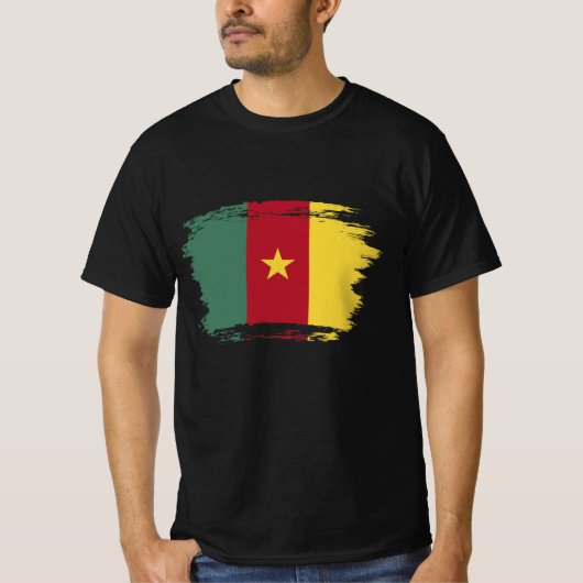 Kameroense vlag t-shirt (Voorkant)