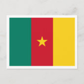 Kameroense vlag, vlag van Kameroen Briefkaart (Voorkant)