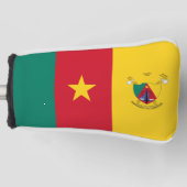 Kameroense vlaggen golfheadcover (Voorkant)