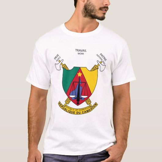 Kameroense wapenschild T-Shirt (Voorkant)