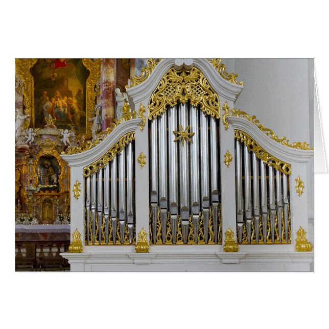 Kamerorgel in Wieskirche, Beieren (Voorkant Horizontaal)