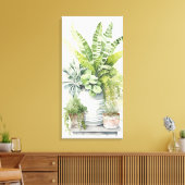 Kamerplanten Canvas Afdruk (Insitu (Woonkamer))
