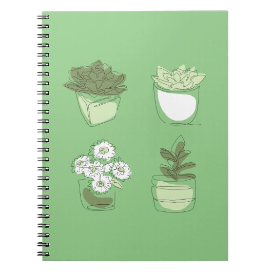Kamerplanten Design Notitieboek (Voorkant)