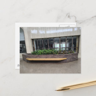 Kamerplanten in Liminele Ruimte in een Verlaten Wi Briefkaart