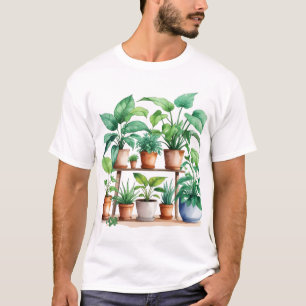 Kamerplanten – Lush Green Indoor Plant T-shirt