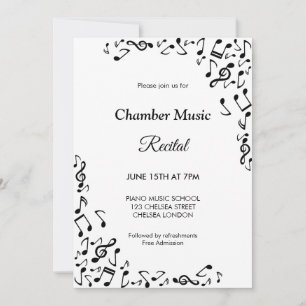Kamerrecitalconcert Klassieke Muziek Kaart
