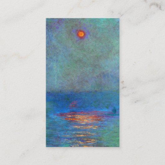 Kamers van het Parlement - Claude Monet Visitekaartje (Voorkant)