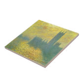 Kamers van het Parlement, Stormy Sky van Claude Mo Tegeltje (Zijkant)