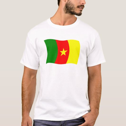 Kamerun Vlag T-shirt (Voorkant)