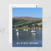 Kames Bay, eiland Bute, Schotland Briefkaart (Voorkant / Achterkant)
