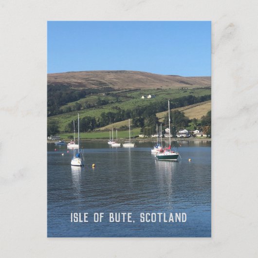Kames Bay, Isle of Bute, Schotland Briefkaart (Voorkant)