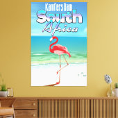 Kamfers Dam Zuid-Afrikaanse reisposter Canvas Afdruk (Insitu (Woonkamer))